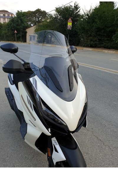 Motocam Zontes Zt 250 T-e Ön Cam 2023-2026 Model 73cm Şeffaf Renkli 4mm