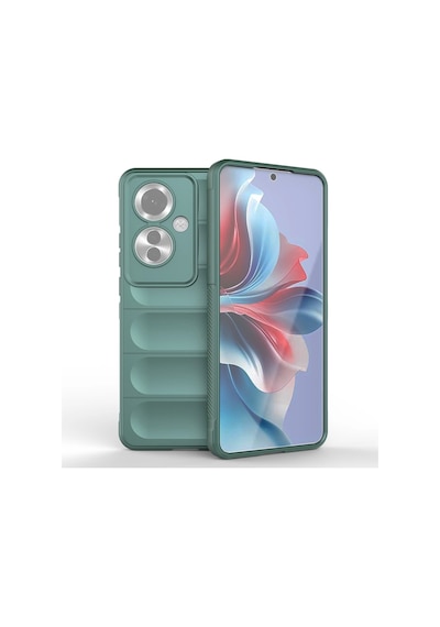 Oppo Reno 11f 5g Kılıf Esnek Tpu Oyuklu Arka Yüzey Tasarımlı Zore Etnik Silikon Kapak