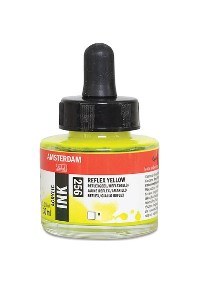 Amsterdam Akrilik Mürekkep 30 Ml Reflex Yellow 256 Diğer