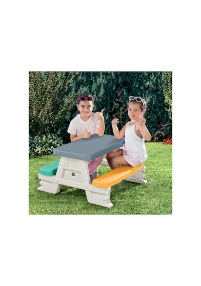 Kaliteli 43 Cm Piknik Masası - 4 Çocuk Oturma Kapasiteli Piknik Masası