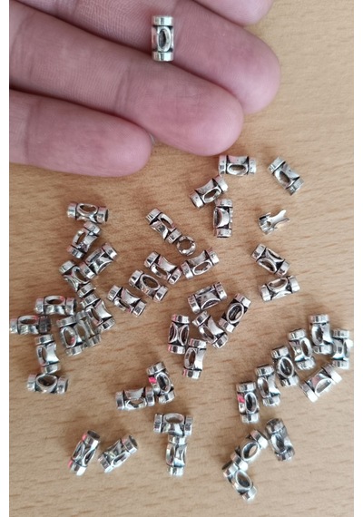 Boru Takı Ve Tesbih Püskül Yapımı Için Asansör Borusu 20 Adet Kaliteli Metal