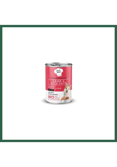 Chefs Choice Pate Lamb Rice Kuzulu Pirinçli Yetişkin Köpek Konservesi 400 Gr Bzs01