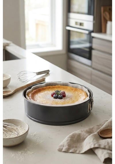Cooker 24 Cm Kelepçeli Kek Kalıbı Ckr3564 Gri