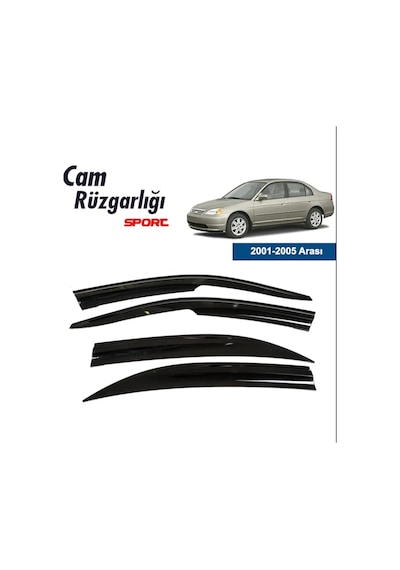 Honda Civic Vtec 2 Cam Rüzgarlığı - Kutulu Gönderim - Lazer Kesim