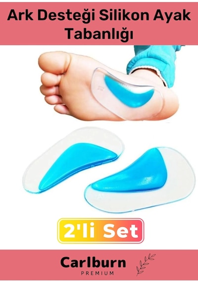Özel Üretim Anatomik Boşluk Doldurucu Jel Düz Tabanlık Ark Desteği Silikon Ayak Tabanlığı Çok Renkli
