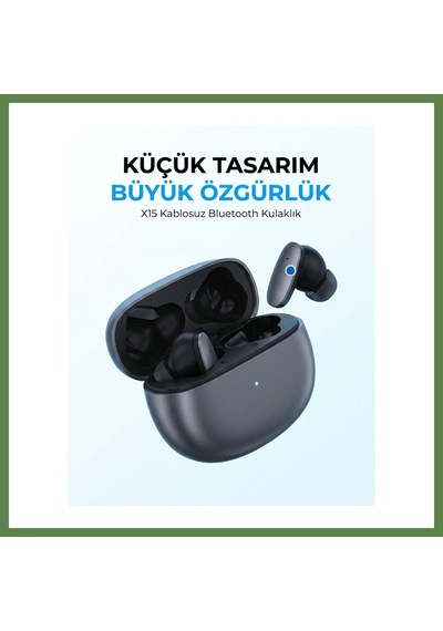 Bezos Snk-9000 Siyah Anc & Enc Kablosuz Bluetooth Kulaklık 5.4 Kulak İçi Kulaklık - V2 Hb006