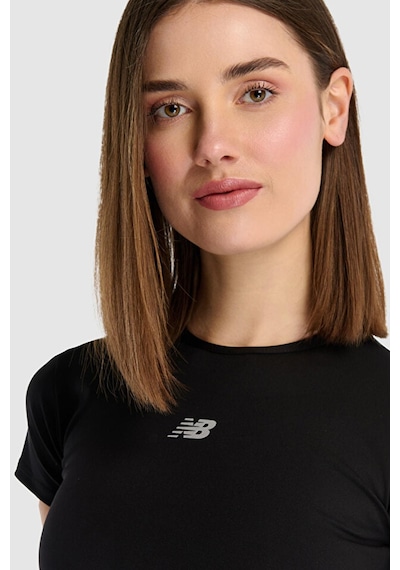 New Balance Wnt1534-bk Siyah Kadın Tişört Siyah