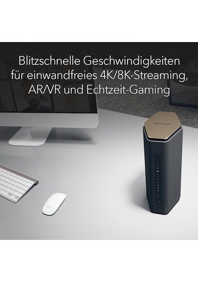 Netgear Nighthawk Tri-band Wifi 7 Router Rs600 - Güvenlik Özellikleri, Be18000 Wifi Hızı 18gbps'ye Kadar - 10 Gig İnternet Bağlantı Noktası - 250 M2'ye Kadar Ve 150 Cihazı Kapsar Netgear Nighthawk Tri-band Wifi 7 Router Rs600 - Güvenlik Özellikleri, Be18000 Wifi Hızı 18gbps'ye Kadar - 10 Gig İnternet Bağlantı Noktası - 250 M2'ye Kadar Ve 150 Cihazı Kapsar