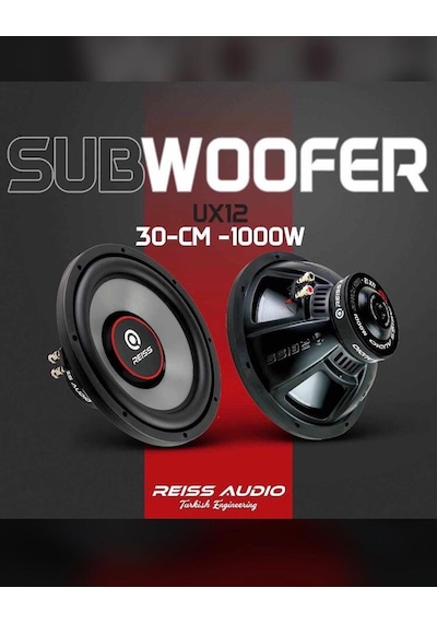 Reıss Audıo 30 Cm Bass Kabinsiz 1000wat 250rms
