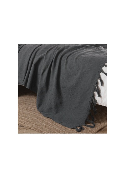 Noble 200x230cm Çift Kişilik Pike Füme - 657656279 Füme - 657656279 Füme