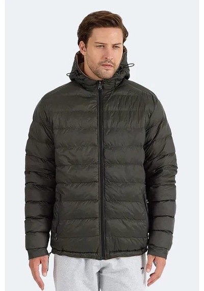 Slazenger Brelıs Erkek Çift Taraflı Bej Haki Mont & Kaban Slazenger Brelıs Erkek Çift Taraflı Bej Haki Mont & Kaban