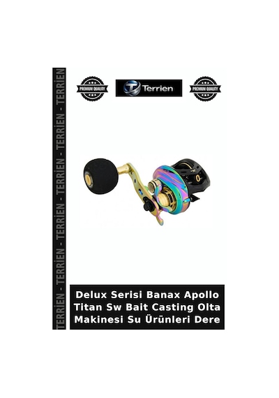 Delux Serisi Banax Apollo Titan Sw Bait Casting Olta Makinesi Su Ürünleri Dere 109shrl