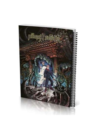Çizgili Defter - Jujutsu Kaisen Temalı 124-Pembe