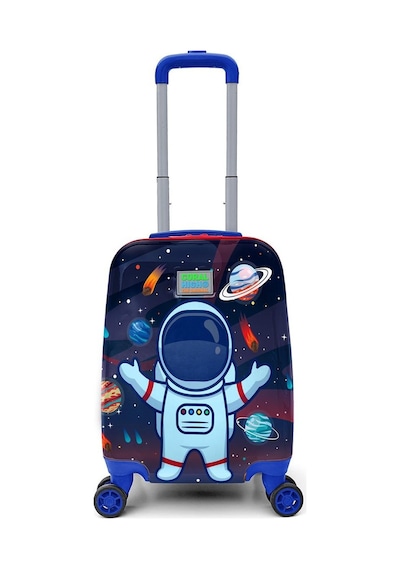 Coral High Kids Saks Mavi Astronot Desenli Çocuk Valizi 16743