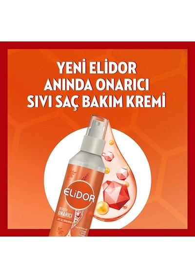 Elidor Sıvı Saç Bakım Kremi Anında Onarıcı 200 ML