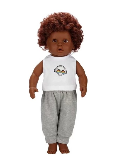 Mark Dollz'n More Dada Kıvırcık Saçlı Bebek 60 Cm Najmaddin Standart