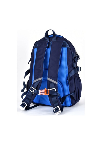 Mavi Lacivert Ayıcıklı Maskotlu Lüks Okul Sırt Çantası Geniş Ergonomik Çocuk 40x30x15 Cm Çok Renkli