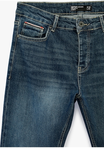 Koton Normal Bel Cepli Pamuklu Slim Fit Jean Pantolon - Brad Jean İndigo Stone 6sam40244nd İndigo - Taş Koton Normal Bel Cepli Pamuklu Slim Fit Jean Pantolon - Brad Jean İndigo Stone 6sam40244nd İndigo - Taş