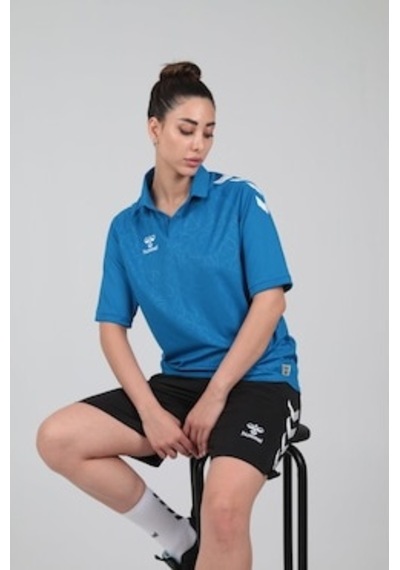 Hummel Dream Kamp Tişört, Polo Yaka Mavi