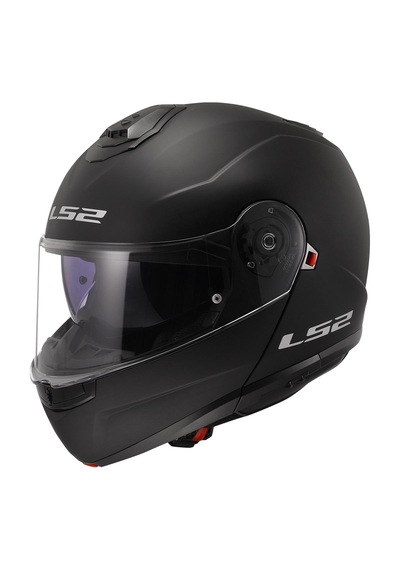 Ls2 Strobe 2 Mat Siyah Çene Açılır Motosiklet Kaskı Mat Siyah