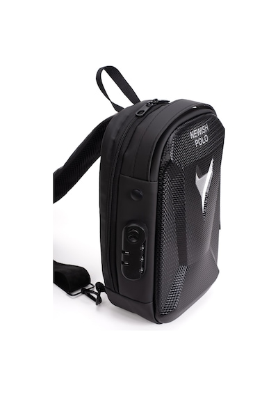 Newish Polo Erkek Şifreli Kilitli Su Geçirmez Sling Bag 404 Çapraz Omuz Ve Sırt Çantası - New404 Siyah - Beyaz Newish Polo Erkek Şifreli Kilitli Su Geçirmez Sling Bag 404 Çapraz Omuz Ve Sırt Çantası - New404 Siyah - Beyaz