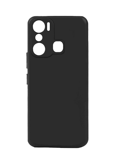 Zore İnfinix Hot 20i Kılıf Nvth Biye Silikon - Siyah
