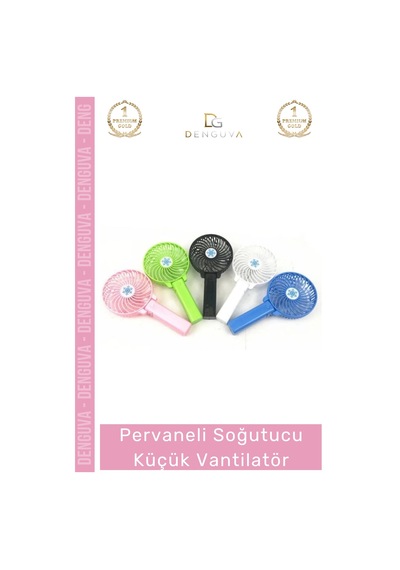 Vantilatör Usb Şarjlı Mini Taşınabilir El Fanı Katlanır Sessiz Pervaneli Soğutucu Küçük Vantilatör