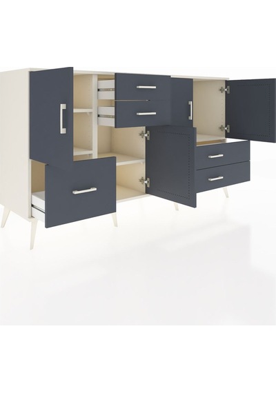 Hyperion Konsol 4 Raflı 5 Çekmeceli 4 Kapaklı 176x44x99 Aytaşı-an Aytaşı-antrasit Hyperion Konsol 4 Raflı 5 Çekmeceli 4 Kapaklı 176x44x99 Aytaşı-an Aytaşı-antrasit