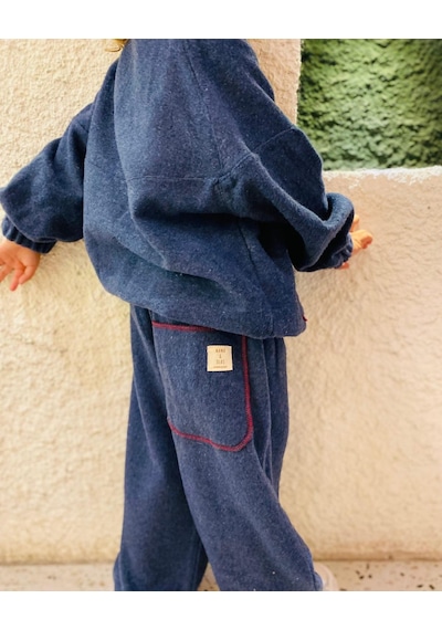 Noble Kids Erkek Çocuk Tasarım Kaşe Takım Lacivert