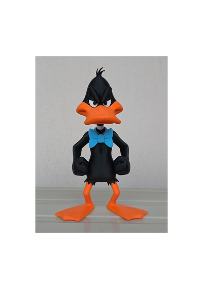 Kızgın Duffy Duck Figür 20cm-3d Baskı-kolleksiyonluk Biblo
