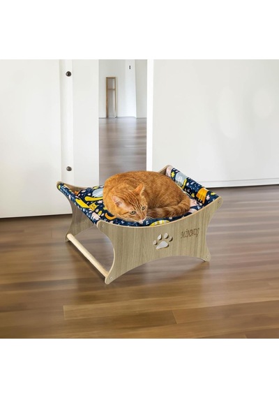 Gobypet Kedi Hamağı Ve Halısı, Kedi Berjeri, Sallanan Sandalye Yatağı, Köpek Yatağı, Köpek Salıncağı Laciv