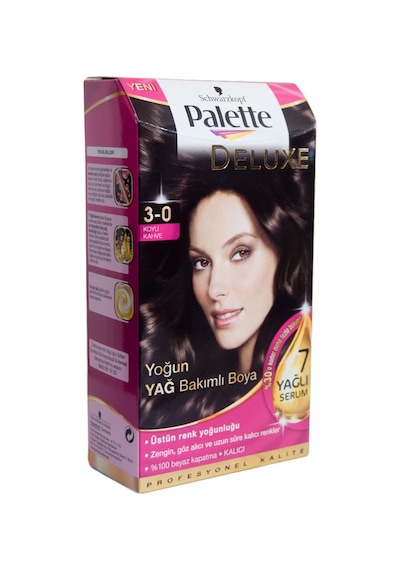 Palette Saç Boya sı3 - 0 Koyu Kahve