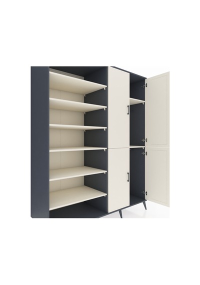 Kronos Gardrop 8 Raflı 4 Kapaklı 2 Askılı 176x59x221 Antrasit-aytaşı Aytaşı Kronos Gardrop 8 Raflı 4 Kapaklı 2 Askılı 176x59x221 Antrasit-aytaşı Aytaşı