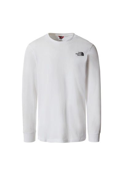 The North Face Erkek Ls Sımple Dome Tişört Nf0a3l3bfn41 Beyaz