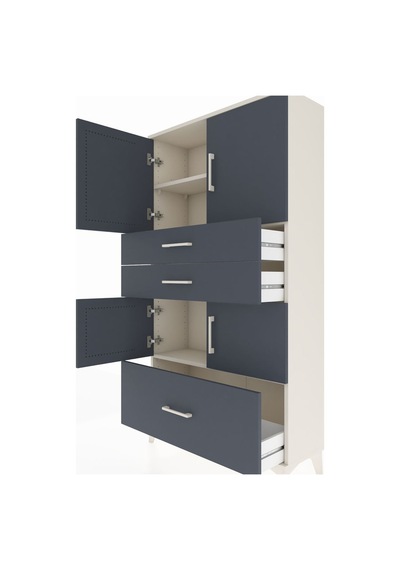 Arges Dolap 3 Raflı 3 Çekmeceli 4 Kapaklı 88x30x163 Aytaşı-an... Aytaşı Arges Dolap 3 Raflı 3 Çekmeceli 4 Kapaklı 88x30x163 Aytaşı-an... Aytaşı