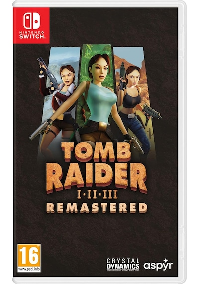 Nintendo Switch Tomb Raider 1-3 Remastered Starring Lara Croft