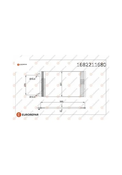 Erp Klıma Radyatoru Kangoo 1.5 Dcı 08- Eurorepar 1682211680