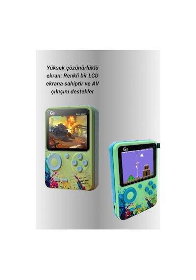 G5 Game Box Retro Mini Oyun Konsolu 500 Dahili Oyun Yeni Nesil Diğer