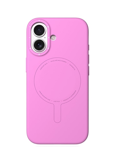 Apple Uyumlu iPhone 17  Kılıf M-safe Şarj Özellikli Youngkit Morandi Serisi Kapak Pembe Pembe