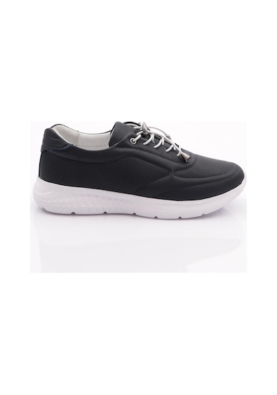 Dgn 2024 Kadin Bağcikli Lazer Comfort Ayakkabi 2024-2135-R1078 Lacivert