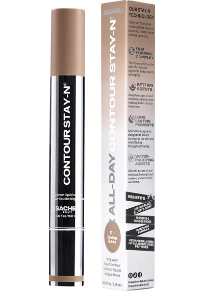 Sacheu Contour Stay-n Uzun Süre Kalıcı Likit Kontür 01 Giving Sass 9.57ml