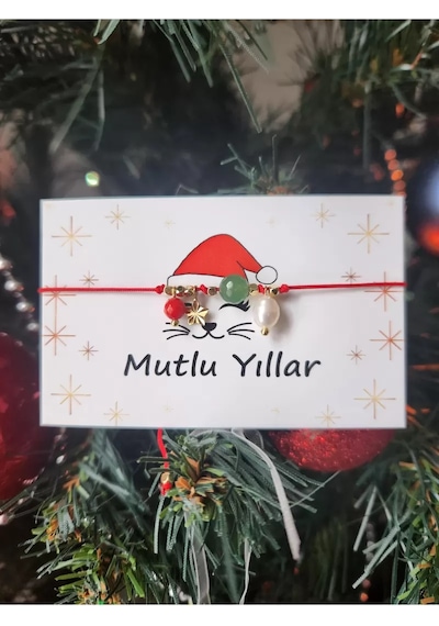 Doğaltaş Yeni Yil Şans Bilekliği Çok Renkli