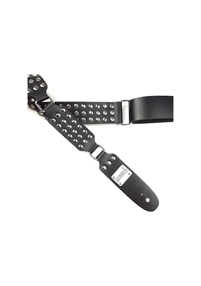 Leatherton Lt Striker Hakiki Deri Gitar Askısı Siyah