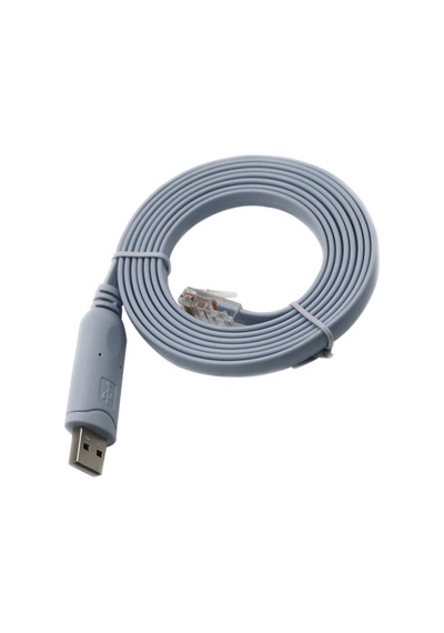 Usb - Rj45 Konsol Kablosu 1,8 M Soket - Cisco Router İçin Standart