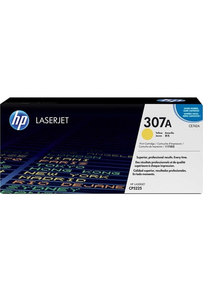 Hp Laserjet Cp5225 / Ce742A Sarı Toner (7.300 Sayfa)