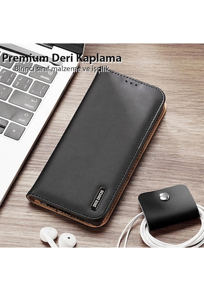 Hepsi Dux Ducis Sm Galaxy Uyumlu S23 Plus Kılıf Mıknatıslı Cüzdanlı Deri Kılıf Hivo Series- 5775 Najmaddin Kırmızı