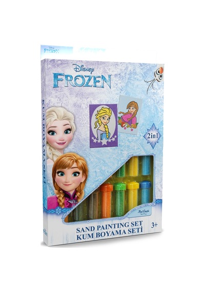 Karlar Ülkesi (Elsa&Anna) Kum Boyama Seti (2'Si 1 Arada) Ds-31