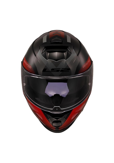 Ls2 Storm 2 Kronos Kırmızı-gri Kask Kırmızı