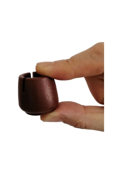 Sessiz Tip Sandalye Pabucu Masa Sandalye Zemin Koruyucu 25 Mm - 32 Mm 4 Adet Kahverengi Diğer