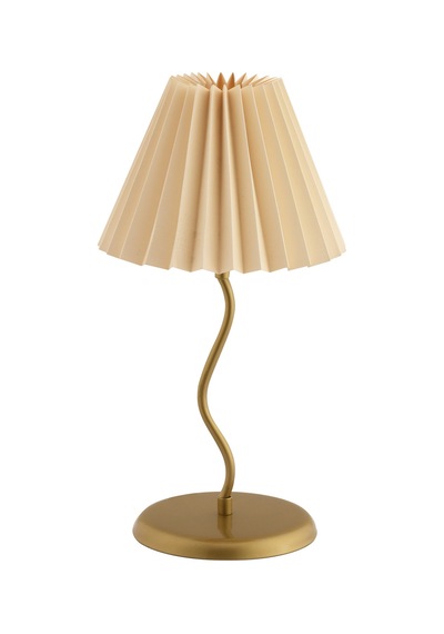 Modern Tasarım Zigzag Umbrella Abajur Masa Lambası Eskitme Gold Gold